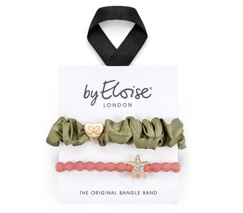 By Eloise Haarelastiek/Armband Set I Tangsi Beach