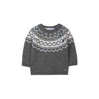 Tartine & Chocolat Baby Etoile Polaire Pull Gris Anthracite