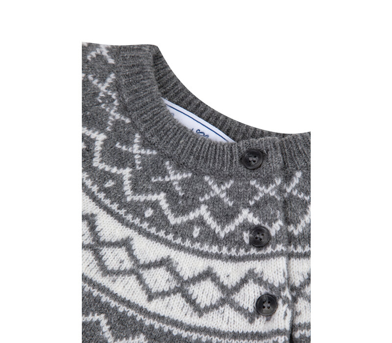 Tartine & Chocolat Baby Etoile Polaire Pull Gris Anthracite