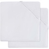 Jollein Jollein Hoeslaken Katoen 60x120Cm White (2-pack)