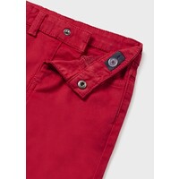 Mayoral 5 Pocket Slim Fit Basic Pant Red