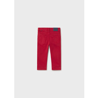Mayoral 5 Pocket Slim Fit Basic Pant Red