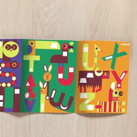 Poppik Panorama ABC Letters Sticker Poster