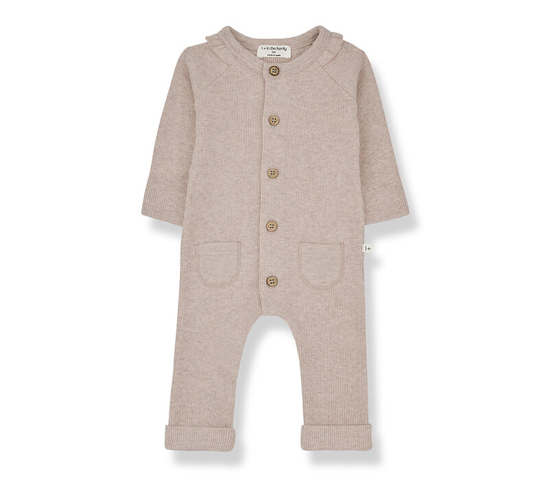 1+ In The Family Marie Girly Jumpsuit Nude