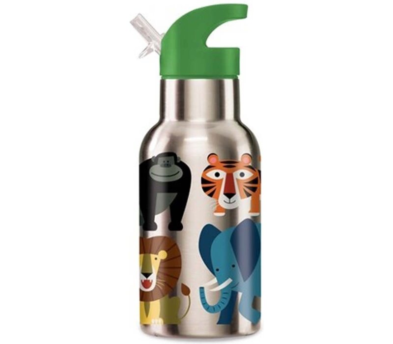 Crocodile Creek Stainless Bottle / Jungle Friends