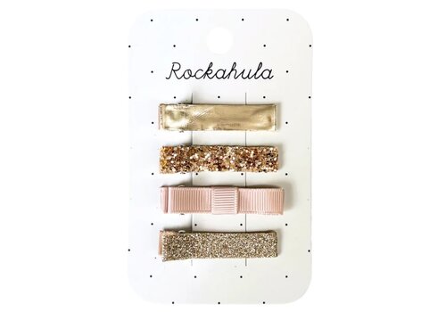 Rockahula Rockahula Sparkle Bar Clips Gold