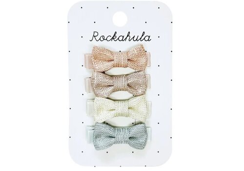 Rockahula Rockahula Nordic Shimmer Mini Bow Clips