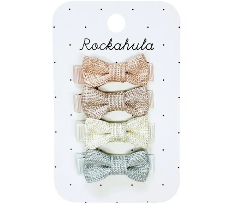 Rockahula Nordic Shimmer Mini Bow Clips