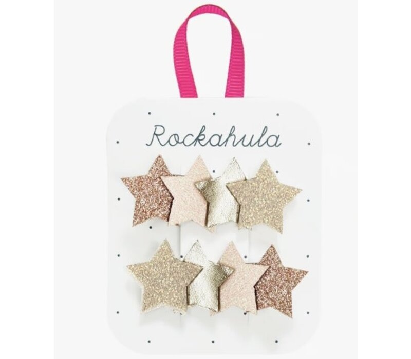 Rockahula Frosted Shimmer Star Clips