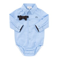 Natini Bodyshirt Pierrot Bow Square Blue