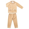 Natini Natini Pyjama 2Pc Bow Fur Beige