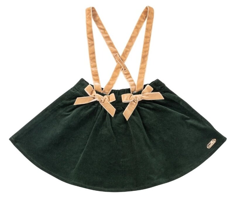 Natini Skirt Bretel Bow Dark Green