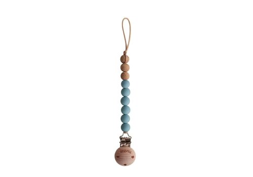 Mushie Mushie Speenketting EVA Cadet Blue