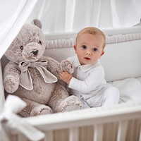 First Zoe Beige Fur Teddy Bear (40Cm)