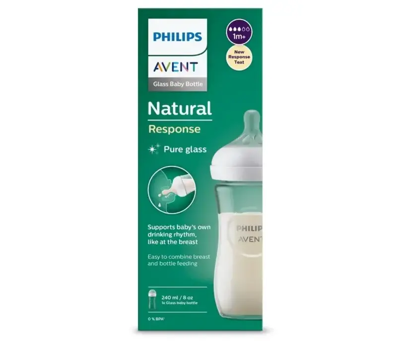 Avent Natural Response 3.0 Zuigfles Glas 240 ml