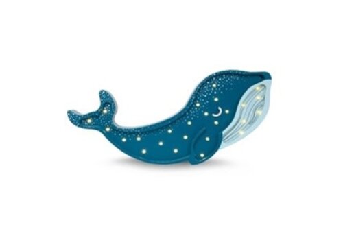 Little Lights Little Lights - Whale Lamp Galaxy Teal