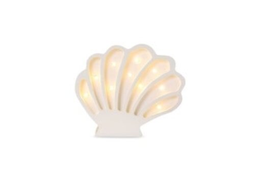 Little Lights Little Lights - Seashell Lamp Pearl White