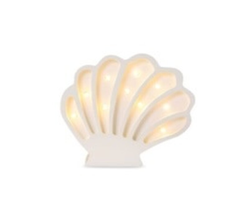 Little Lights - Seashell Lamp Pearl White