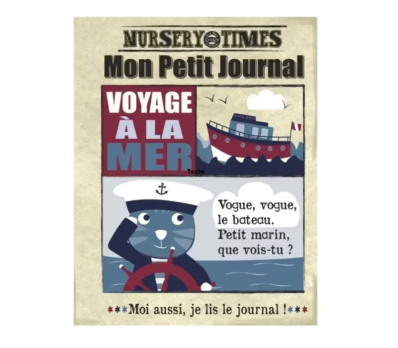 Mon Petit Journal - Crinkly La Mer