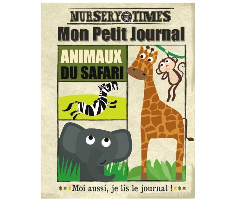 Mon Petit Journal - Crinkly Le Safari