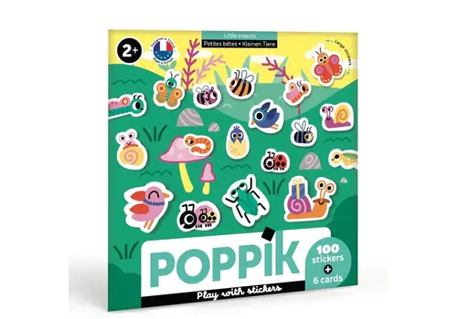 Poppik Copy of Poppik - Play With Stickers - Baby Animals