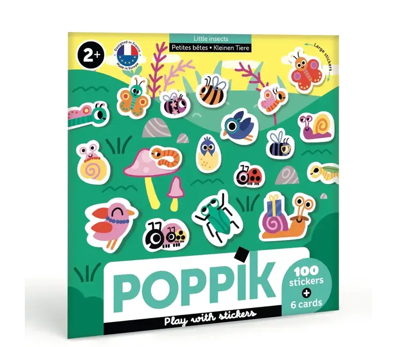 Poppik - Play With Stickers - Little Insects