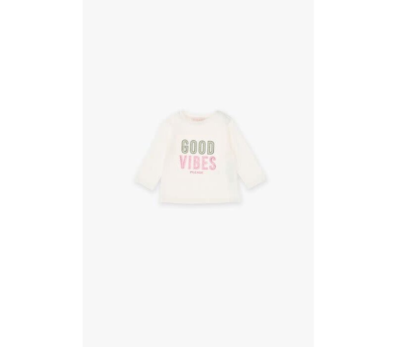 Please T-Shirt Giroc.M/L St.Good Vibes Ghiaccio