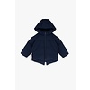 Please Please Giubbino Imbottito Con Capp. Nylon Blu Navy