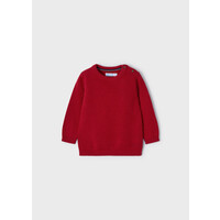 Mayoral Basic Crew Neck Jumper Red