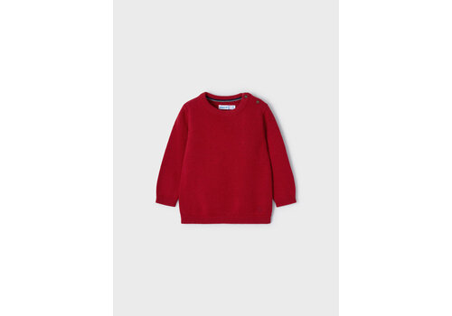 Mayoral Mayoral Basic Crew Neck Jumper Red