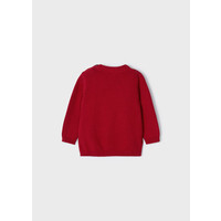 Mayoral Basic Crew Neck Jumper Red