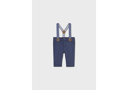 Mayoral Mayoral Long Trousers With Suspenders Midnight