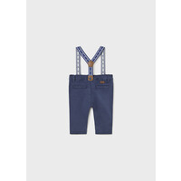 Mayoral Long Trousers With Suspenders Midnight