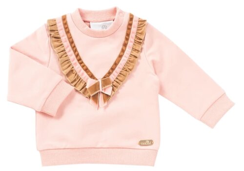 Natini Natini Sweater Ruffle Double Bow Pink