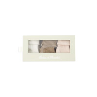 Tartine & Chocolat Premier Trousseau Mixte Kit Chaussettes Nacre