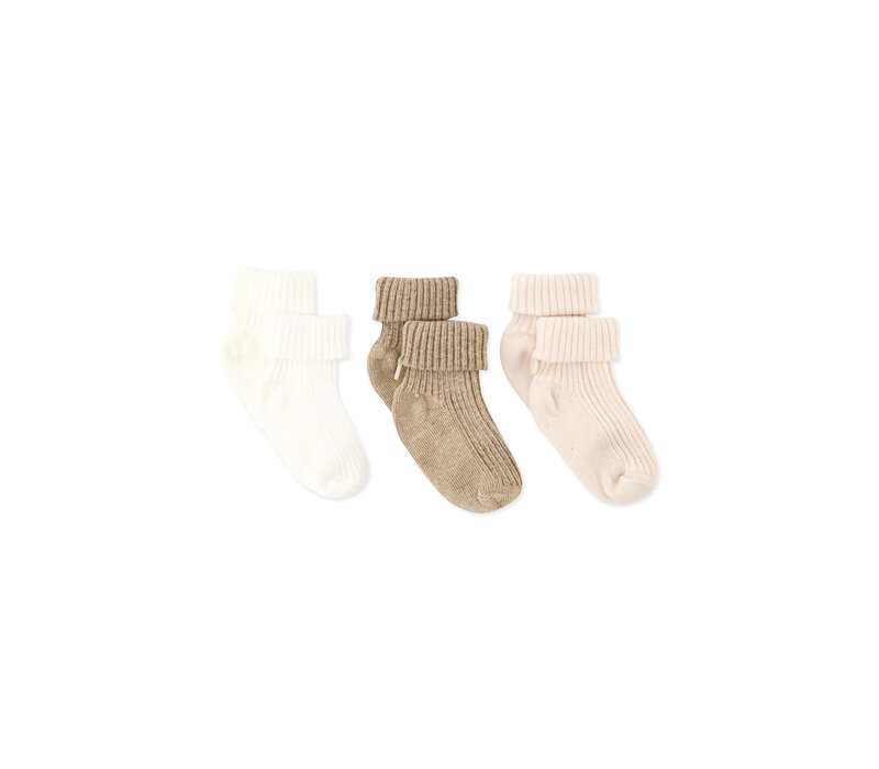 Tartine & Chocolat Premier Trousseau Mixte Kit Chaussettes Nacre