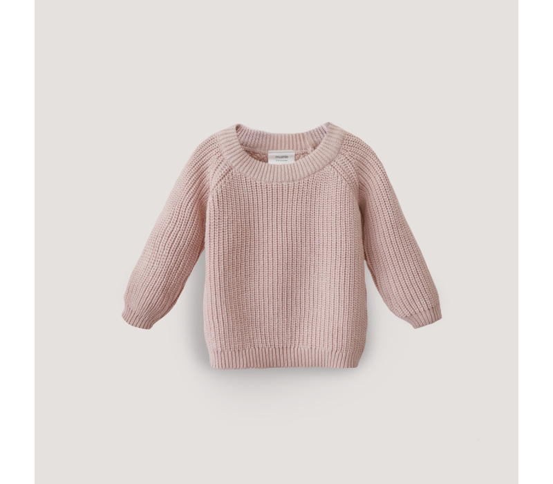 Mushie Chunky Knit Sweater - Blush