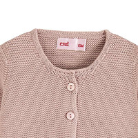 Condor Garter Stitch Cardigan Old Rose