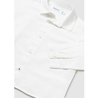 Mayoral Basic Linen L/S Shirt White