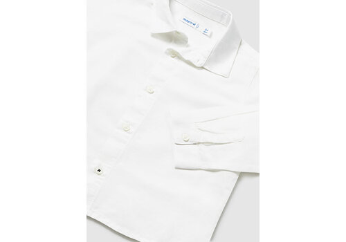 Mayoral Mayoral Basic Linen L/S Shirt White