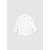 Mayoral Basic Linen L/S Shirt White