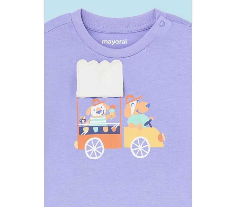 Mayoral S/S T-Shirt  Lilac