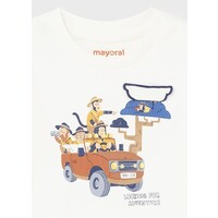Mayoral L/S T-Shirt  Cream     1033-66