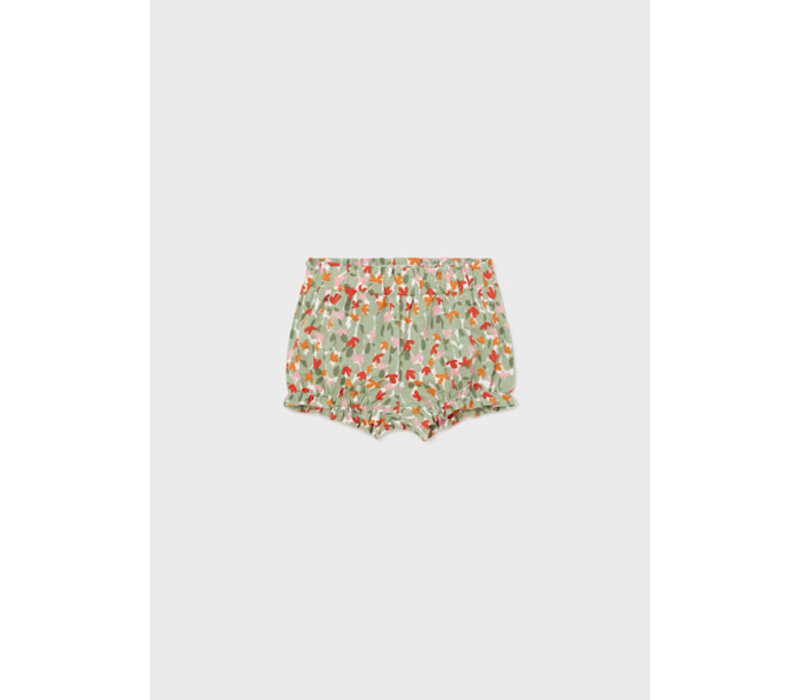 Mayoral Patterned Short Pant  Aloe