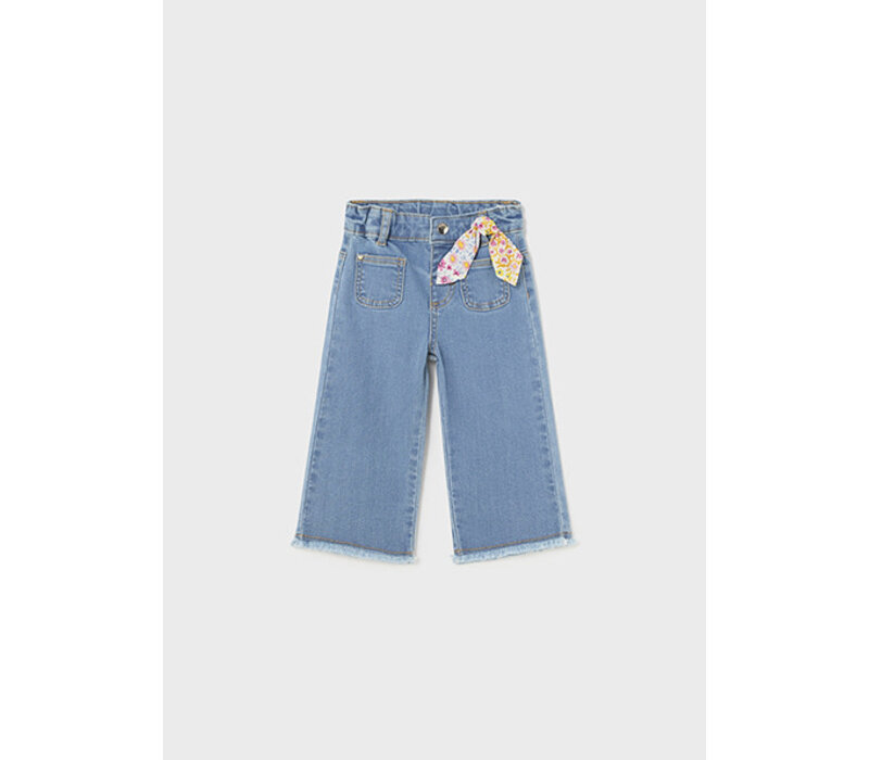 Mayoral Wide Leg Denim Pants  Medium