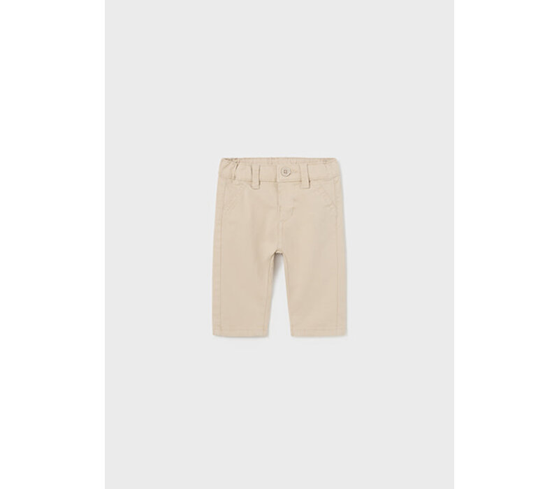 Mayoral Twill Basic Trousers  Malta Beige