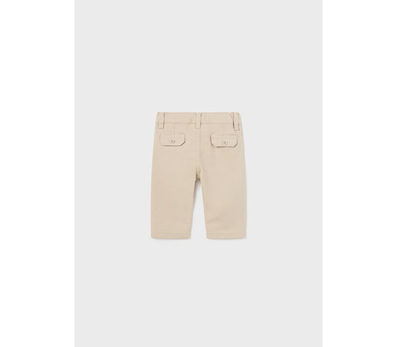 Mayoral Twill Basic Trousers  Malta Beige