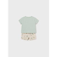 Mayoral Shorts & Shirt Set  Jade