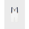 Mayoral Mayoral Long Trousers With Suspenders White