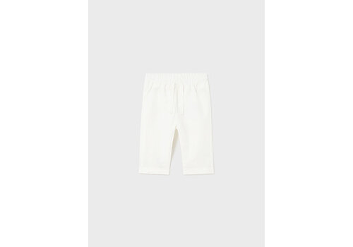 Mayoral Mayoral Linen Long Trousers White